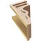 Ekena Millwork 9"W x 9"D x 18"H Wide Highland Rough Cedar Woodgrain TimberThane Corbel, Primed Tan CORUR09X09X18HLDRCPR - alternate 5